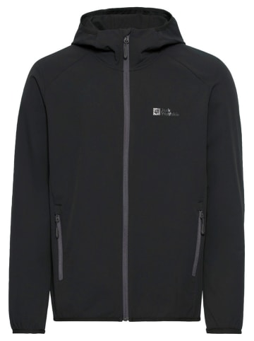 Jack Wolfskin Kurtka softshellowa "Rivental" w kolorze czarnym