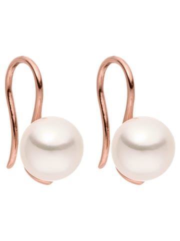 PURELEI Rosévergold. Ohrhänger "Pure Pearl" mit Süßwasserzuchtperlen