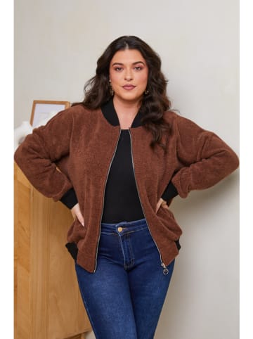 Curvy Lady Blouson in Braun