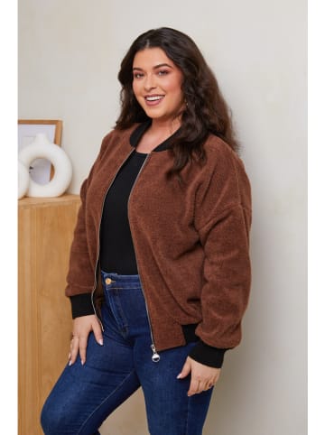 Curvy Lady Blouson in Braun