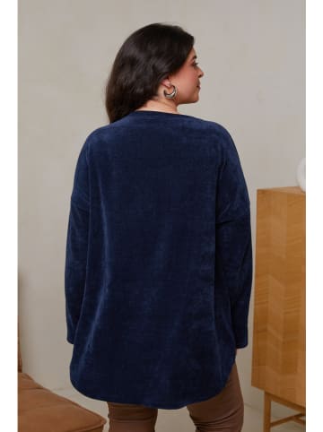 Curvy Lady Pullover in Dunkelblau