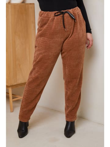 Curvy Lady Sweatbroek lichtbruin