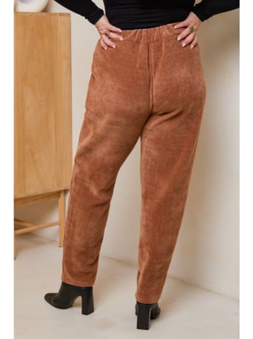 Curvy Lady Sweatbroek lichtbruin