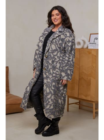 Curvy Lady Tussenmantel grijs