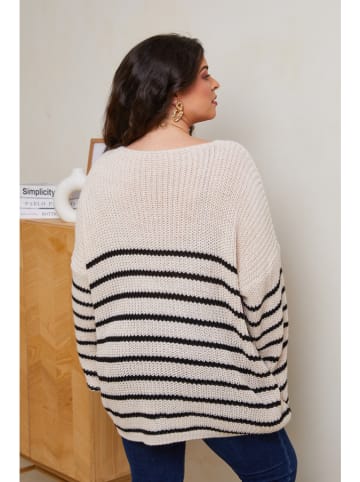 Curvy Lady Pullover in Beige