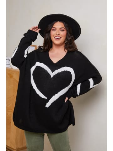 Curvy Lady Sweter w kolorze czarnym