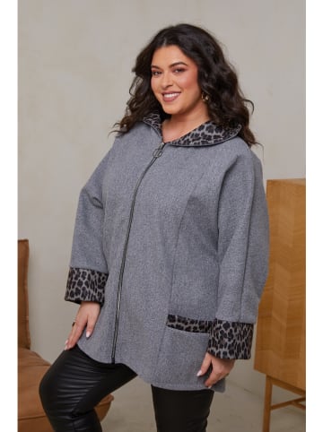 Curvy Lady Übergangsjacke in Grau