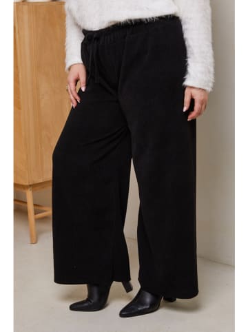 Curvy Lady Corduroybroek zwart