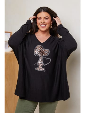 Curvy Lady Longsleeve zwart