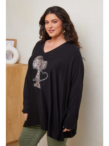 Curvy Lady Longsleeve zwart