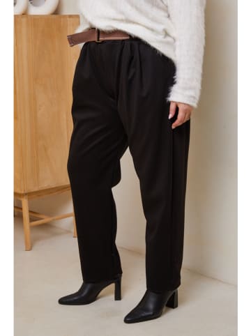 Curvy Lady Spodnie chino w kolorze czarnym