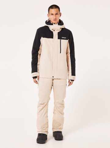 Oakley Ski-/ Snowboardjacke "TNP" in Beige/ Schwarz