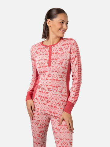 KARI TRAA Merinowoll-Thermounterhemd "Else" in Rosa