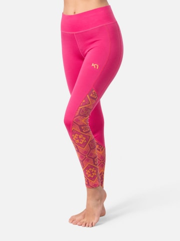 KARI TRAA Thermounterhose "Eloise" in Pink/ Orange