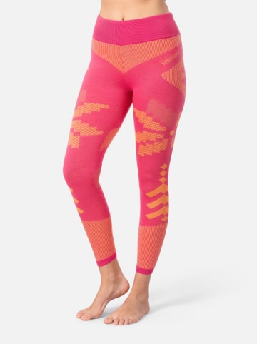 KARI TRAA Thermounterhose "Faith" in Pink/ Orange