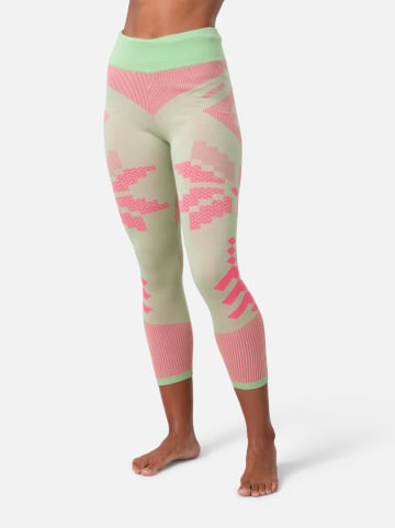 KARI TRAA Thermounterhose "Faith" in Rosa/ Grün
