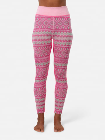 KARI TRAA Thermounterhose "Malia" in Pink/ Rosa
