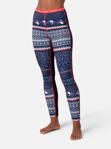 KARI TRAA Thermo-onderbroek "Lilja" donkerblauw/meerkleurig