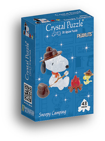 HCM 43tlg. 3D-Crystal Puzzle "Snoopy Camping" - ab 14 Jahren