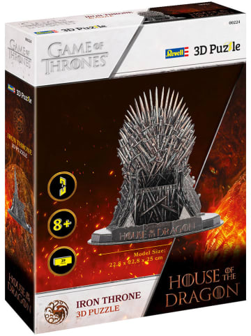 Revell 39-częściowe puzzle 3D "House of the Dragon Iron Throne" - 8+