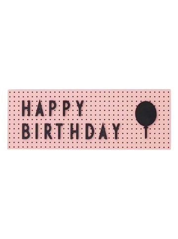 Design Letters Deurbordje "The sign" lichtroze - (B)21 x (H)7,6 cm
