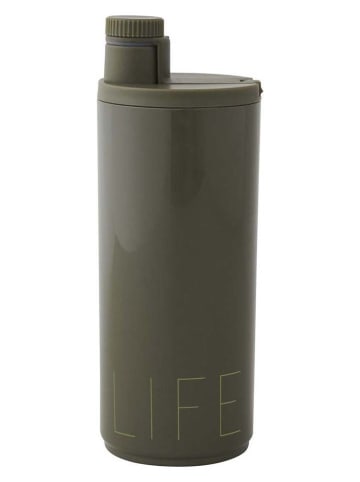 Design Letters Trinkflasche "Travel Sports" in Khaki - 500 ml