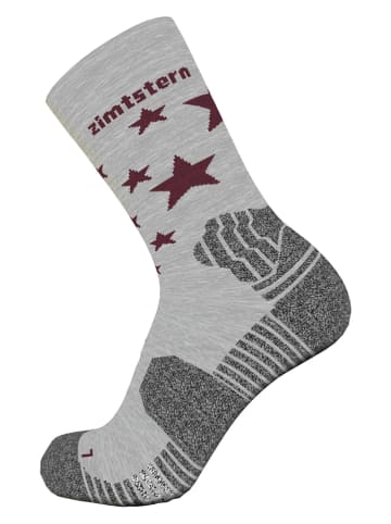 Zimtstern Fahrradsocken "MTB Performance" in Grau