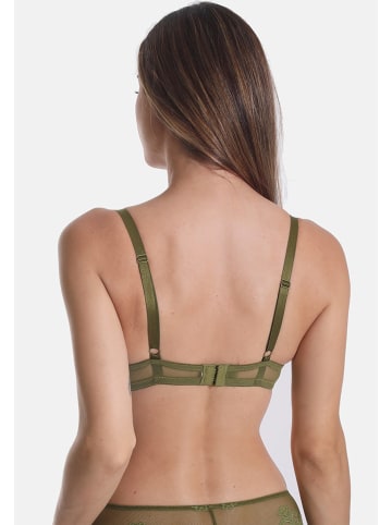 Sassa Biustonosz push-up w kolorze khaki