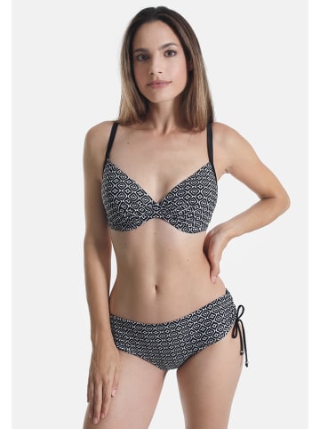 Sassa Bikini-Oberteil in Schwarz/ Weiß