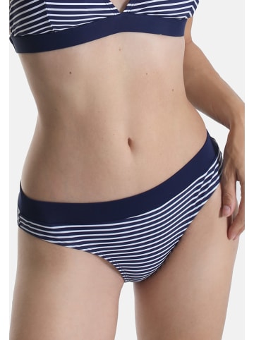 Sassa Bikini-Hose in Dunkelblau/ Weiß