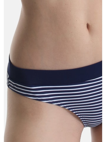 Sassa Bikinislip donkerblauw/wit