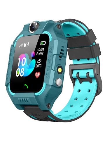 SmartCase Smartwatch w kolorze zielono-niebieskim