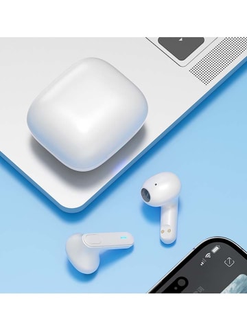 SmartCase Słuchawki douszne Bluetooth w kolorze białym