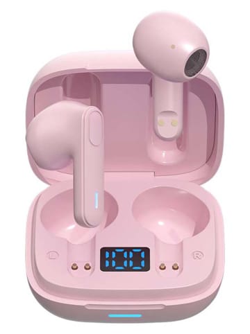 SmartCase Bluetooth-In-Ear-Kopfhörer in Rosa