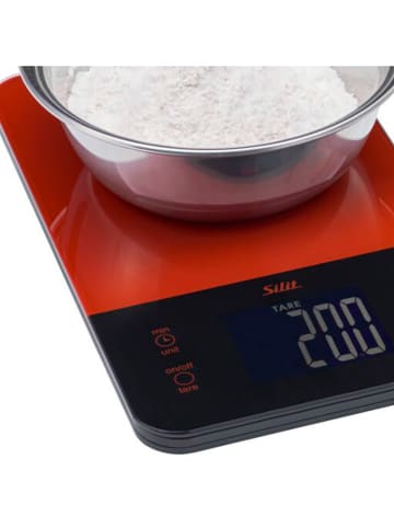 Silit Keukenweegschaal rood