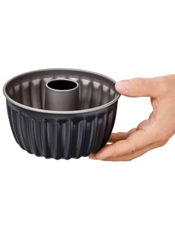 Kaiser Mini-Gugelhupfform "Inspiration" in Schwarz - Ø 17 cm