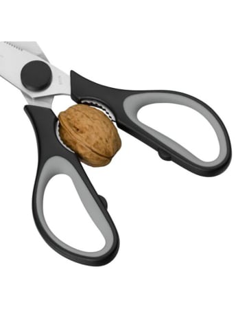 Silit  Nożyczki kuchenne "Varieta " w kolorze czarno-jasnoszarym - dł. 21 cm