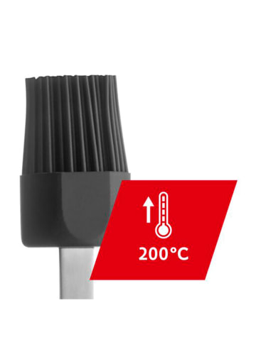 Silit Backpinsel "Classic Line" in Anthrazit/ Silber - (L)20 cm