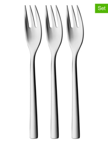 Silit 3er-Set: Edelstahl-Kuchengabeln "Trend" - (L)15,8 cm