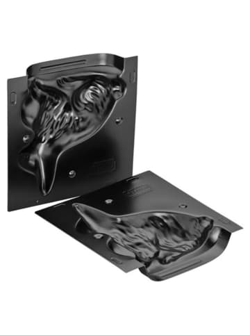 Kaiser 3D-Motivbackform "Osterhase" in Schwarz - 0,5 l