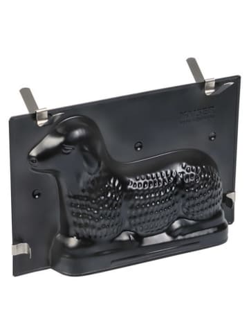 Kaiser 3D-Motivbackform "Osterlamm" in Schwarz - (L)23 x (B)16 cm