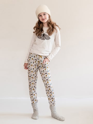 Claesens Pyjama in Beige/ Bunt