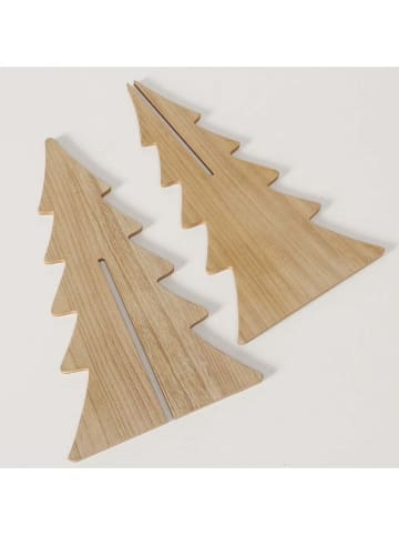 Boltze 3-delige set: decoratieve objecten "Ceti" beige - Ø 0