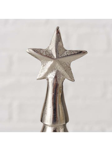 Boltze Decoratief object "Cioppi" zilverkleurig - (H)15 x Ø 4,5 cm