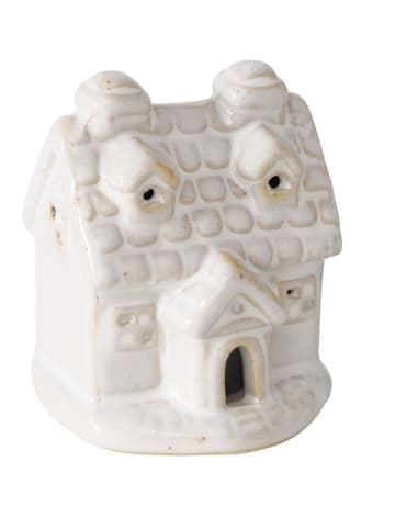 Boltze LED-Dekoaufsteller "Cristo" in Weiß - (B)6 x (H)7 x (T)6 cm