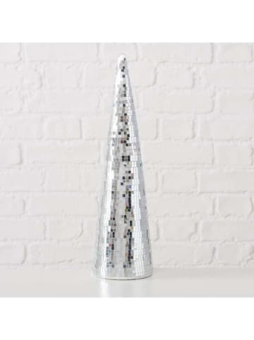 Boltze Decoratief object "Disco" zilverkleurig - (H)39 x Ø 11 cm