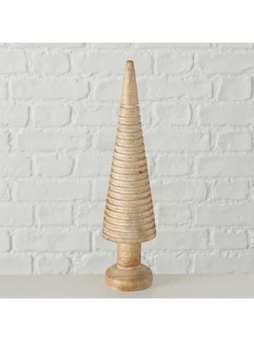 Boltze 2-delige set: decoratieve objecten "Noares" beige - (H)30 x Ø 7 cm