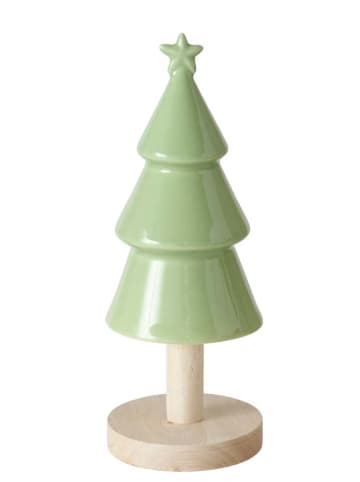 Boltze Decoratief object "Shelter" groen - (H)24 x Ø 9 cm
