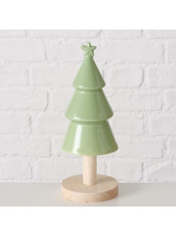 Boltze Decoratief object "Shelter" groen - (H)24 x Ø 9 cm