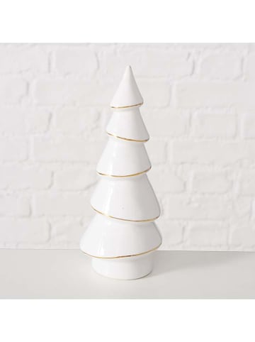 Boltze Dekoracja "Ville" w kolorze białym - wys. 17 x Ø 6,5 cm